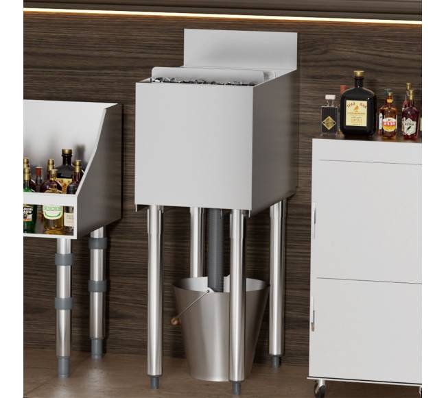 Komercinė ledo talpykla su stumdomu dangčiu7