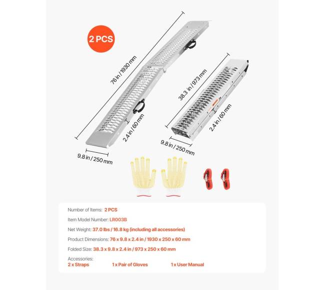 Plieninės krovimo rampos su rankenomis6