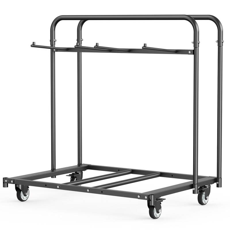 Sudedamos kėdžių vežimėlis 5 stalams ir 14 kėdžių0