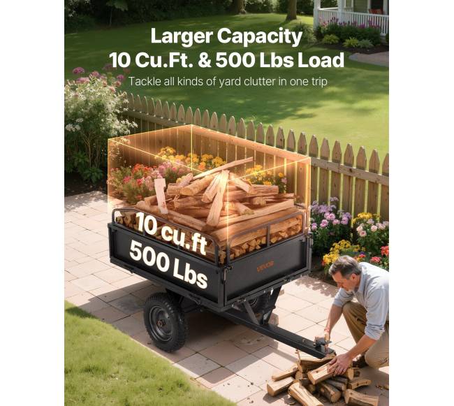 Plieninė karutis ATVUTV priekabai 226 kg3