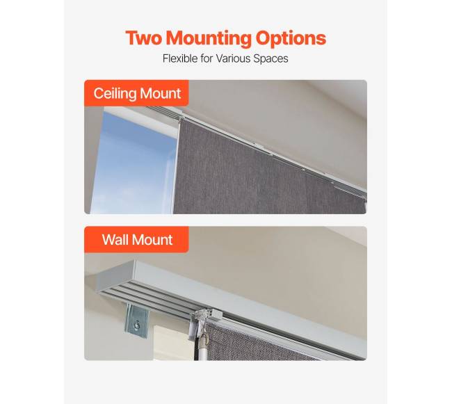 Ištempiamos tamsiai pilkos panelinės žaliuzės5