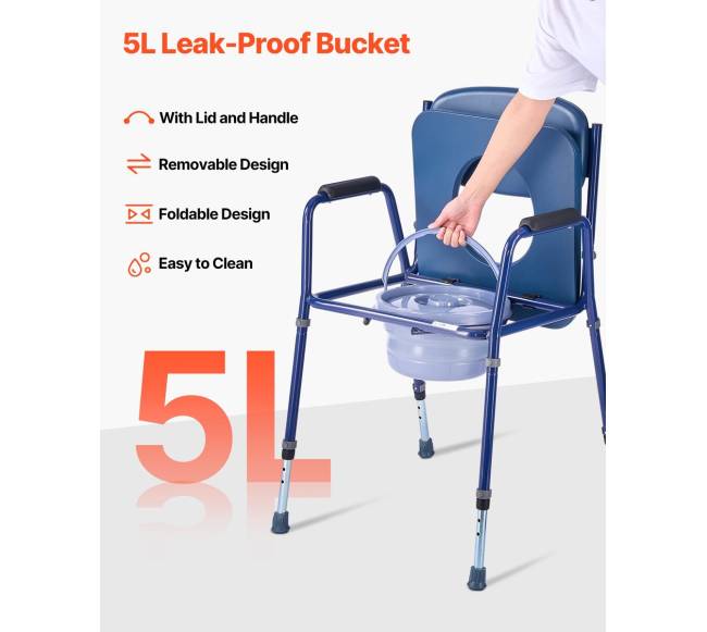 Šoninis tualeto krėslas 3-in-1 iki 181 kg5