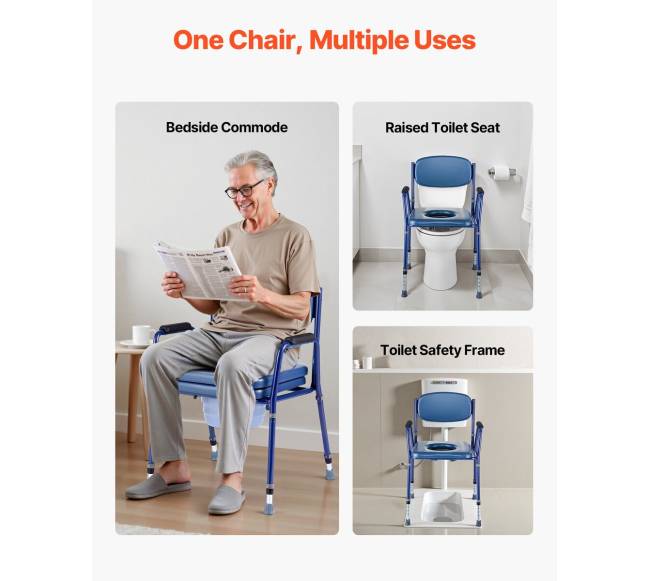 Šoninis tualeto krėslas 3-in-1 iki 181 kg6