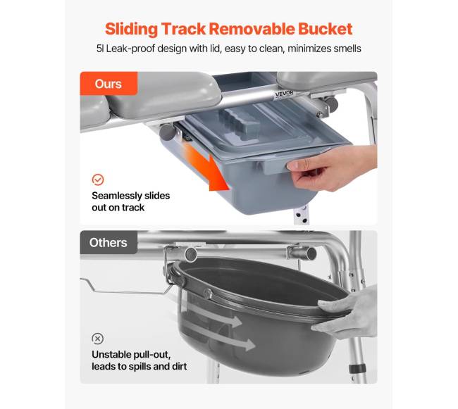 4 viename tualeto kėdė iki 227 kg3