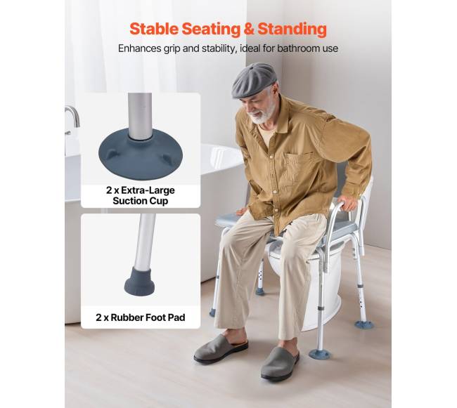 4 viename tualeto kėdė iki 227 kg4