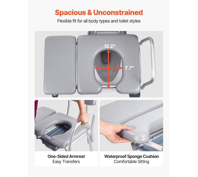 4 viename tualeto kėdė iki 227 kg6