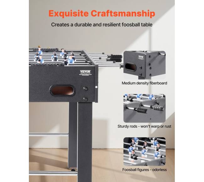 121 cm stalo futbolo žaidimo stalas namams1