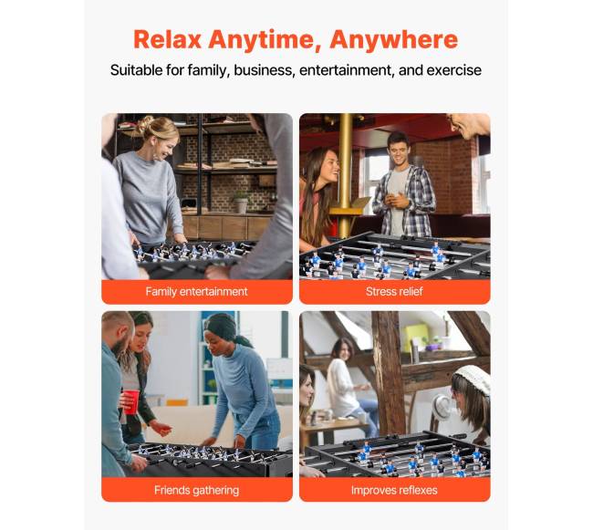 121 cm stalo futbolo žaidimo stalas namams4