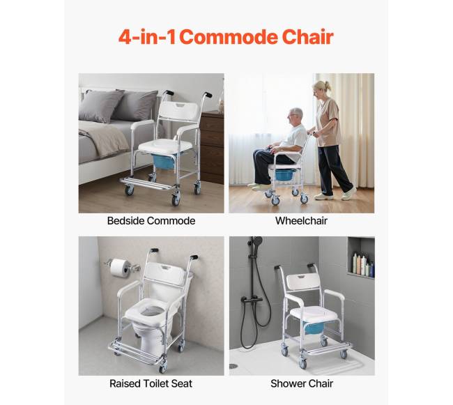 Kėdė su naktiniu puodu ir 4 ratais1