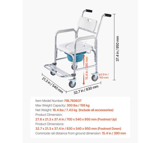 Kėdė su naktiniu puodu ir 4 ratais6