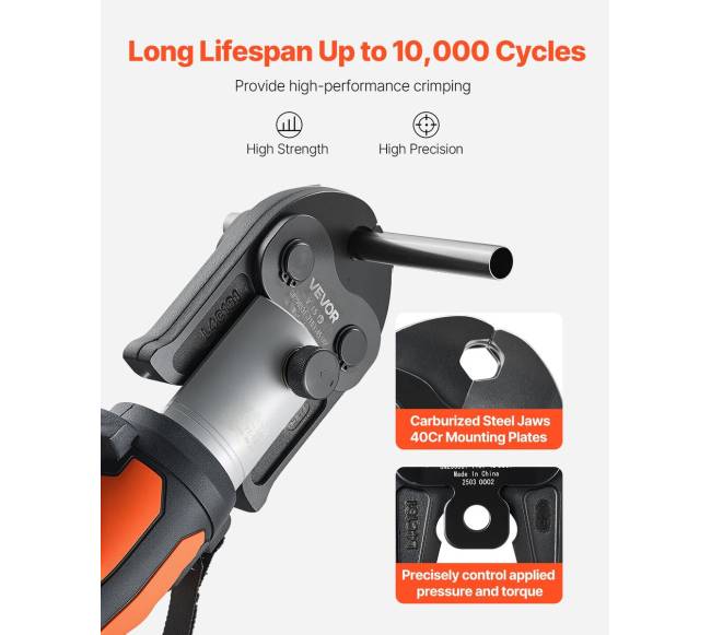 V15 presavimo žandikaulis 15 mm V tipo3