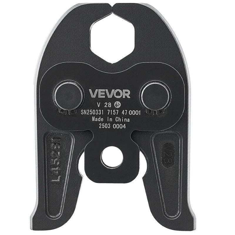 V28 spaudimo žandikaulis nerūdijančiam plienui 28 mm0