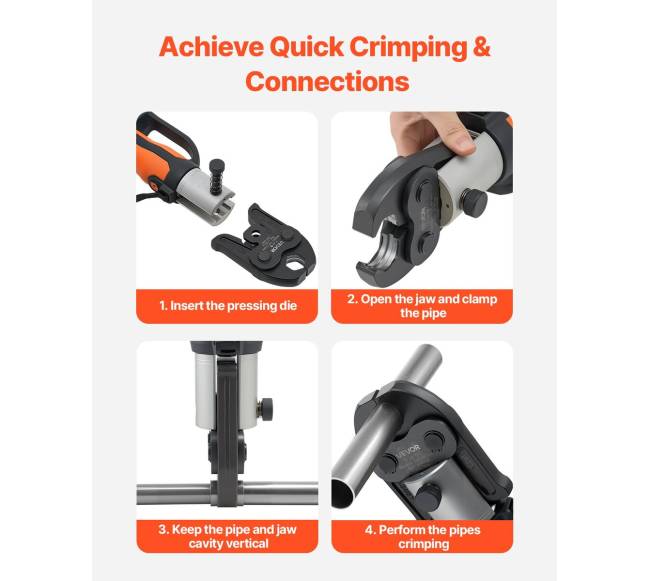 V28 spaudimo žandikaulis nerūdijančiam plienui 28 mm4