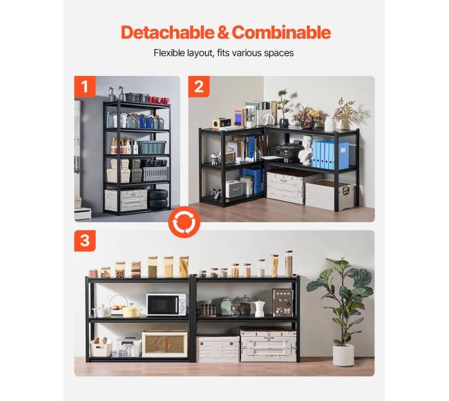 Laikymo lentynos 5 aukštų garažo lentyna4