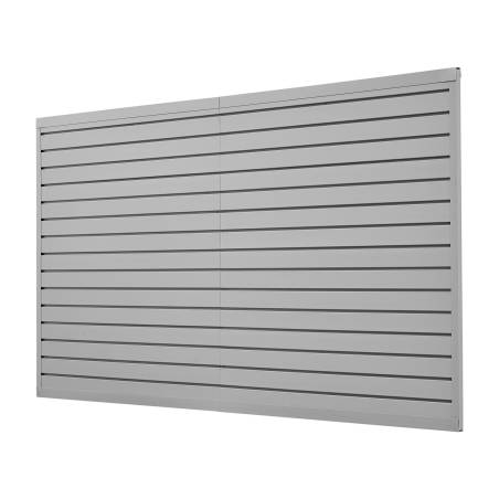 Pilka PVC garažinė sienelė su priedais0