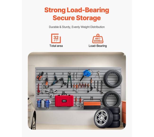 Pilka PVC garažinė sienelė su priedais1