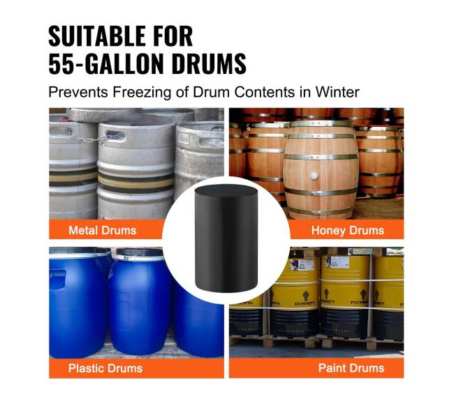 Metalinės statinės šildytuvas su termostatu5