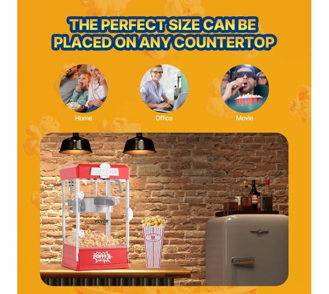 Stalinis spragėsių gaminimo aparatas 480W 113 g raudonas3