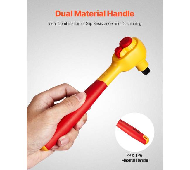 Izoliuotų galvučių rinkinys su T-formos rankena3