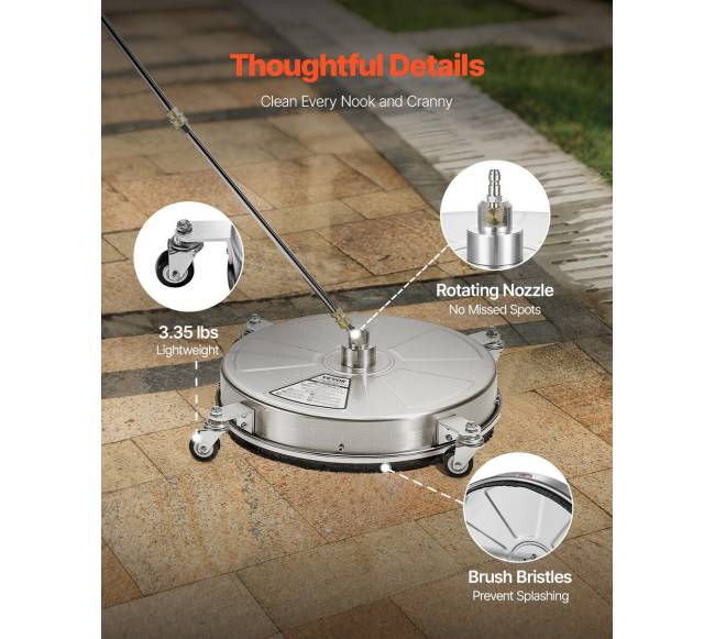 18 colių paviršių valymo antgalis aukšto slėgio plovėjui4