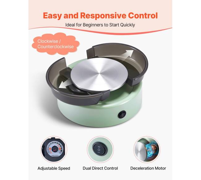 Elektrinė mini keramikos ratelis vaikams2