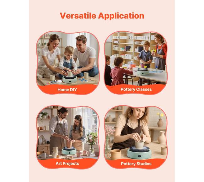 Elektrinė mini keramikos ratelis vaikams4