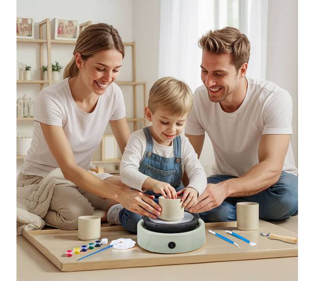 Elektrinė mini keramikos ratelis vaikams7