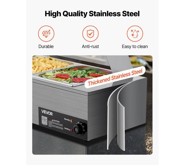 Komerčinis maisto šildytuvas su 3 indais4