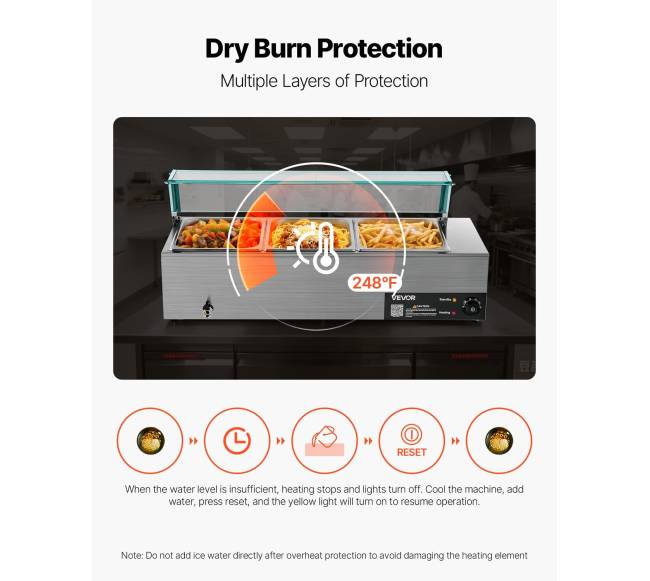 Komerčinis maisto šildytuvas su 3 indais5