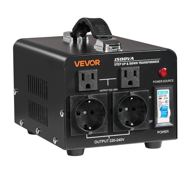 Įtampos keitiklis transformatorius 1500VA0