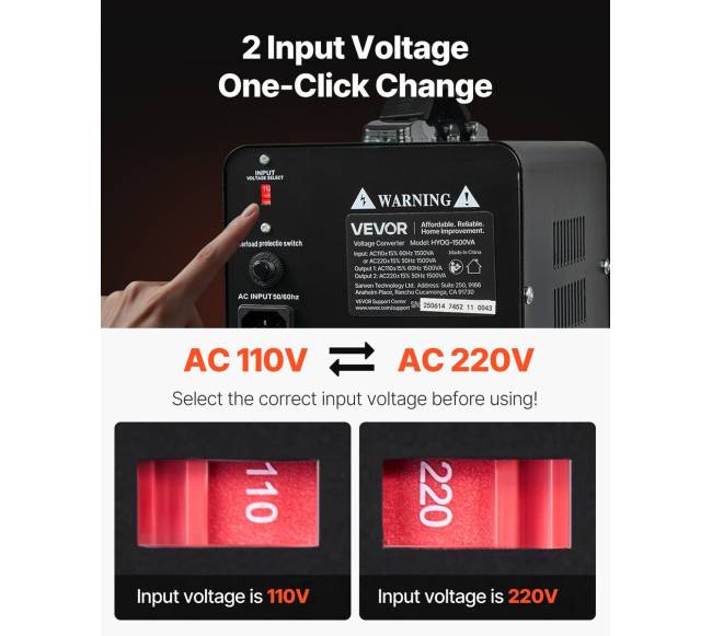 Įtampos keitiklis transformatorius 1500VA1