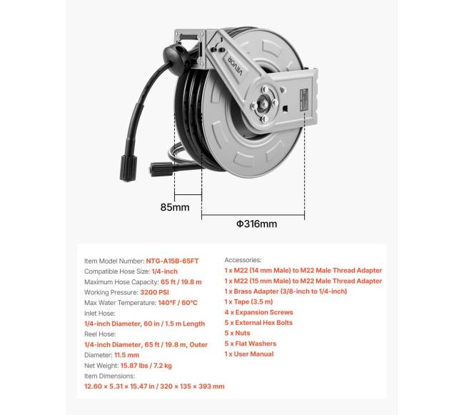 Automatinis slėginės plovyklos žarnos būgnas6