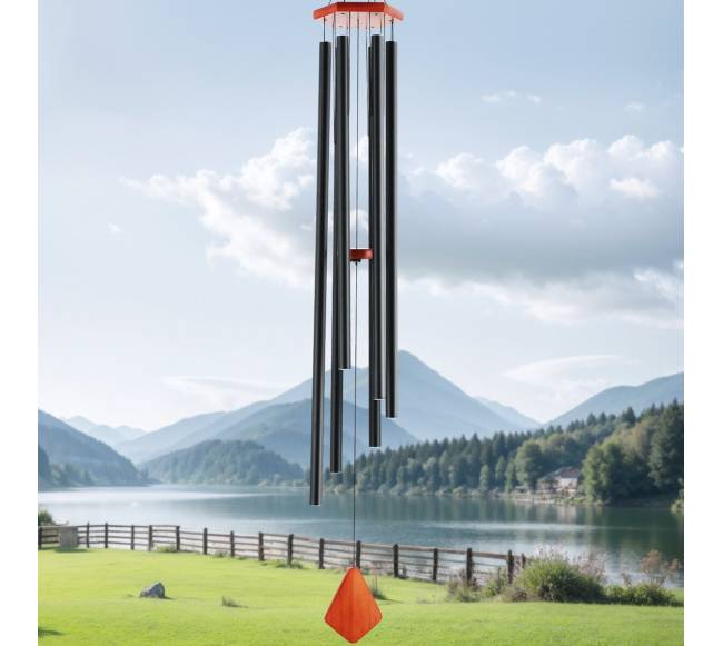 Lauko vėjo varpeliai 152 cm, juodi7