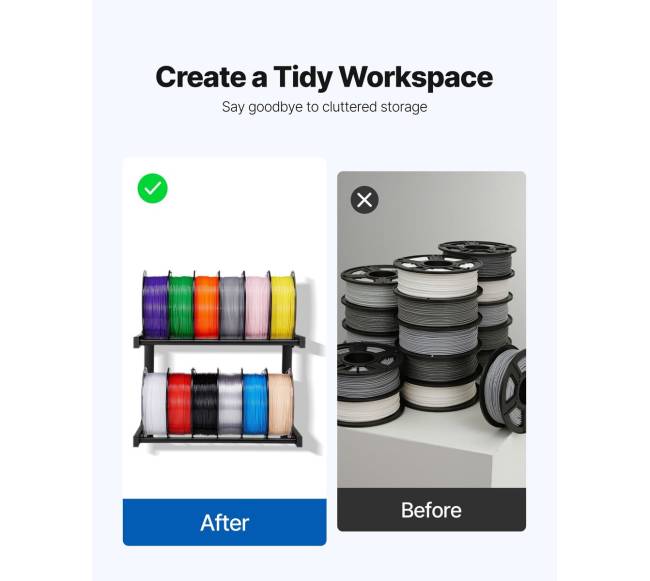 Sieninė 3D spausdintuvo ritinių lentyna2