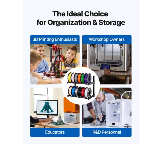 Sieninė 3D spausdintuvo ritinių lentyna5