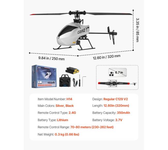 Nuotoliniu būdu valdomas RC sraigtasparnis pradedantiesiems6