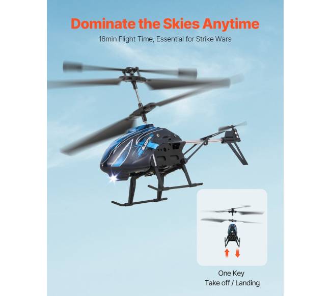 Nuotolinio valdymo RC sraigtasparnis vaikams1