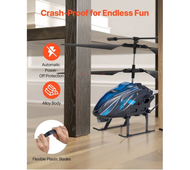 Nuotolinio valdymo RC sraigtasparnis vaikams4