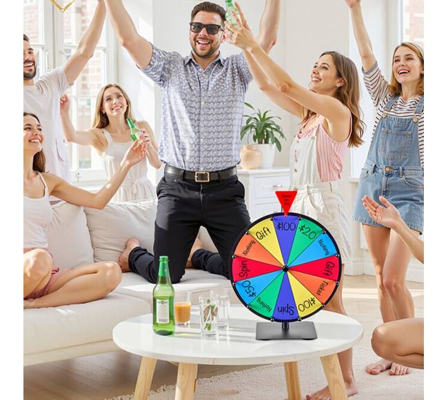 Laimes ratas stalui su 12 tarpu7