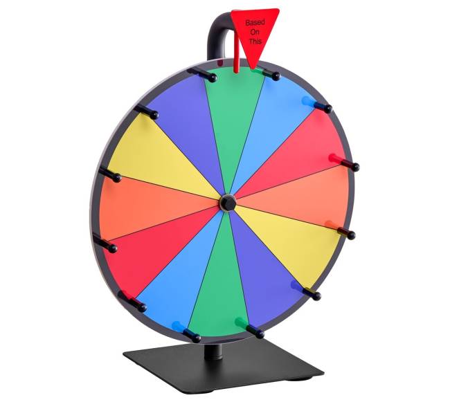 Laimes ratas stalui su 12 tarpu10