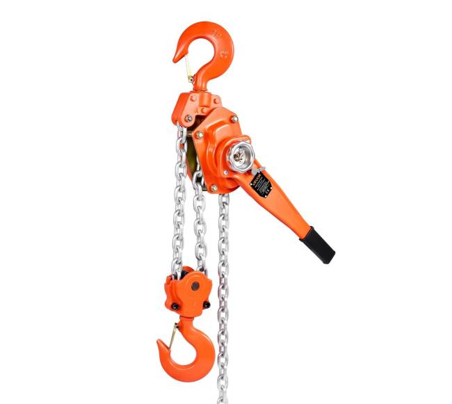 6 tonų svirtinis grandininis keltuvas su 6 m grandine0