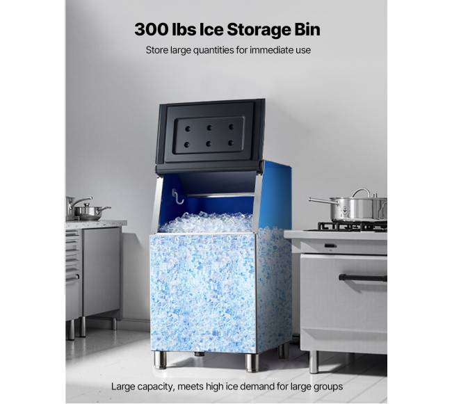 Komercinis ledo laikymo konteineris 136 kg3