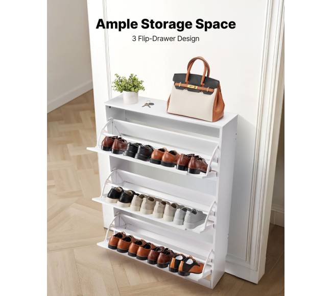 Batų spintelė su 3 atvartais ir apsauga2