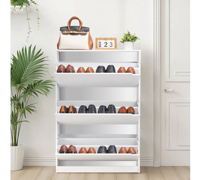 Batų spintelė su 3 atvartais ir apsauga7