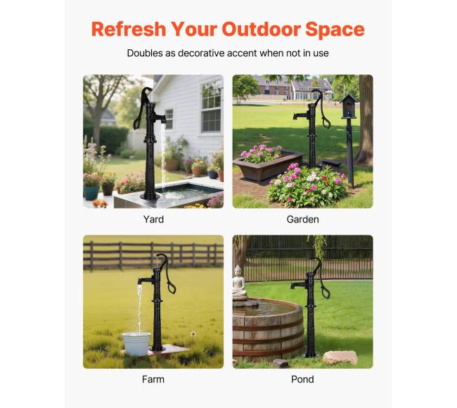 Rankinis vandens siurblys lauko naudojimui5