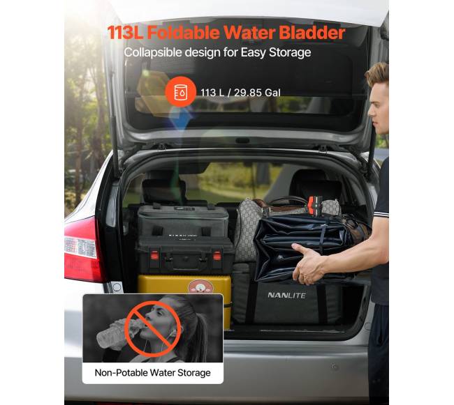 Vandens laikymo talpa 113L, PVC maišas1