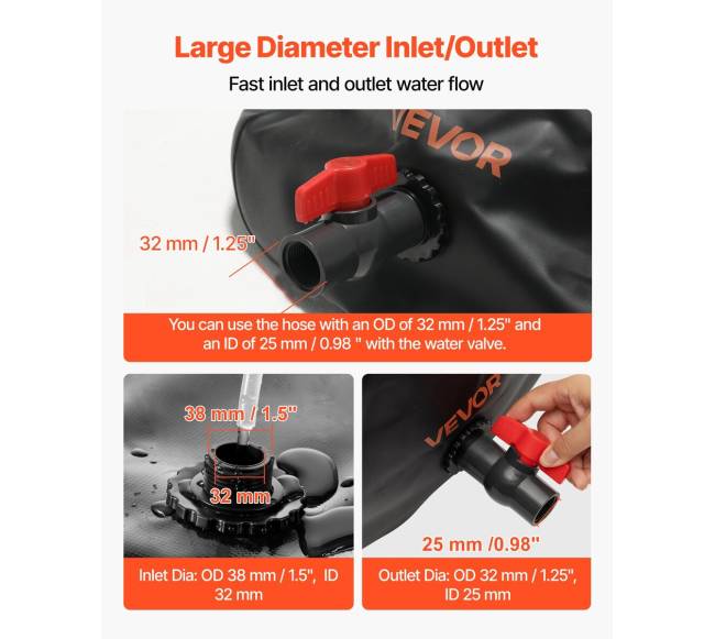 Vandens laikymo talpa 113L, PVC maišas4