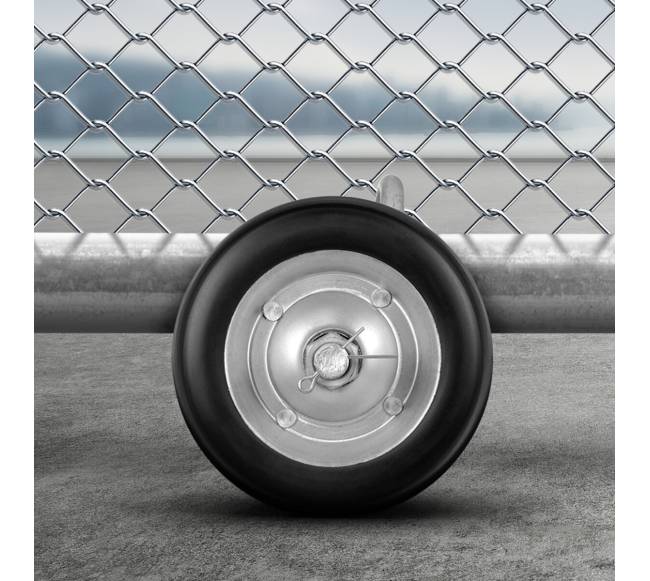 Stumdomų vartų rinkinys 6 colių slankiojantys ratukai7