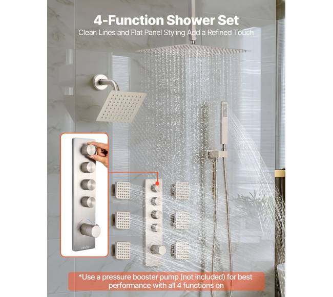 Termostatinis dušo komplektas su kūno purkštukais1