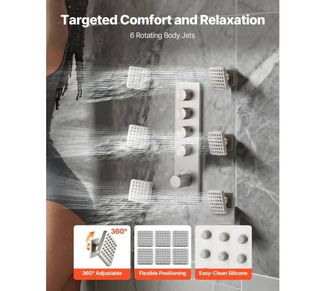 Termostatinis dušo komplektas su kūno purkštukais3